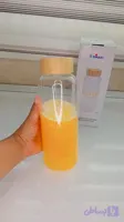 بطری شیشه ای یونیک درب چوبی