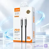 کابل سوپر فست و دیتا دو سر تایپ‌‌ سی LDNIO مدل LC921C-240W