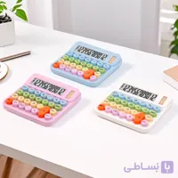 ماشین حساب فانتزی  مدل 2811C پاستیلی و مقاوم