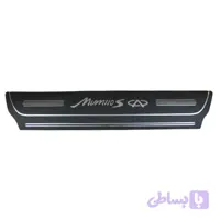 برچسب پارکابی خودرو مدل چرم کد IR229 مناسب برای ام وی ام 110S بسته 4 عددی تولیدی مستر لوکسینو