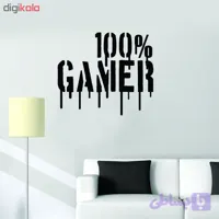 استیکر طرح GAMER 100 تولیدی مستر لوکسینو