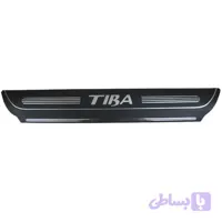 برچسب پارکابی خودرو مدل چرم کد SP104 مناسب برای تیبا بسته 4 عددی تولیدی مستر لوکسینو