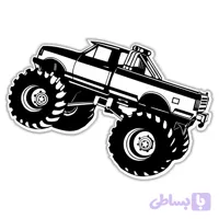 استیکر طرح Monster Race 2 مدل BSB-00506 تولیدی مستر لوکسینو