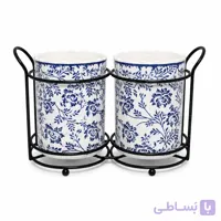 جا قاشقی دو خانه متال هوم
