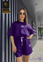 ست تیشرت شلوارک miu miu کد 2669