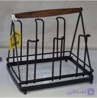جالیوانی رومیزی فلزی دسته چوبی آذر ریما