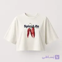 تیشرت باکسی لش زنانه فلفل