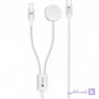 کابل Type-C به شارژر مغناطیسی و Lightning پرووان کد PWL835 طول 1.2 متر