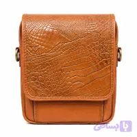 کیف دوشی مردانه عسلی مدل دنور