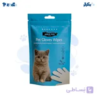 دستمال مرطوب بهداشتی گلدپد رایحه پودر بچه 5 عددی