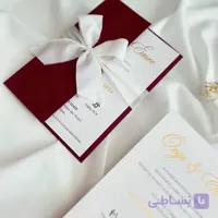 کارت عروسی کاغذی _ مدل آریسا