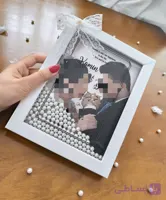 کارت عروسی لوکس _ مدل مروارید
