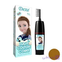 فوم رنگ مو موقت دکسی مدل Comb حجم 200 میلی لیتر رنگ قهوه ای
