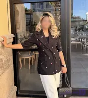کت آستین کوتاه جواهر دوزی زنانه کد 0067