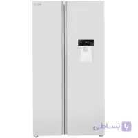 یخچال فریزر ساید بای ساید ایکس ویژن TS552 ظرفیت ۲۸ فوت سفید