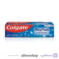 خمیردندان کلگیت مدل مکس فرش آبی Colgate Max Fresh Cool Mint حجم ۱۰۰ میلی‌لیتر