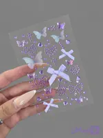 نگین چسبی پاپیون