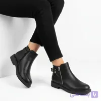 نیم بوت زنانه ساق کوتاه مدل تک سگگ