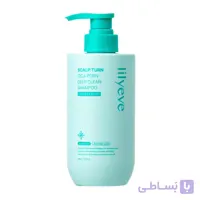 شامپو جوانساز و ترمیم کننده و پاک‌کننده عمیق پوست سر لیلیوئه  Shampoo Lilyeve Scalp:Turn Cica PDRN Deep Clean 500 g