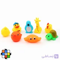 عروسک حمام (پوپت حمام) 8 عددی طرح حیوانات
