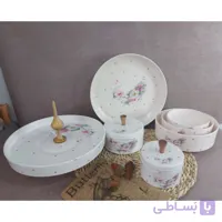 سرویس غذا خوری و پذیرایی گل صورتی