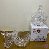 قندان ‌پایه دار بلور دلی گلس ( deli glass)