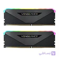رم کامپیوتر Corsair Vengeance RGB RS Black DDR4 3600MHz ظرفیت 32GB (2x16GB)