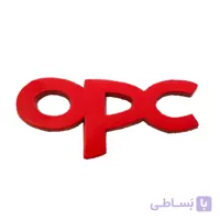 آرم خودرو مدل او پی سی{ OPC} رنگ قرمز