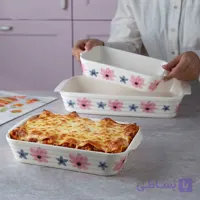 ست مرغ خوری مستطیل گل بهاری
