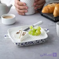 خرما خوری مربع شکوفه ابی