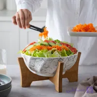 سالاد خوری اهورا ماربل نقره ای