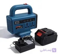 اینورتر هوشمند تبدیل برق شهری شارژی چراغ دار مدل دو پریز