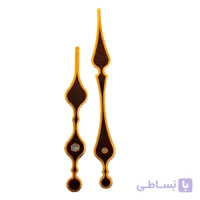 عقربه ساعت دیواری مدل روستیک 16cm مجموعه 2 عددی