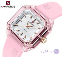 ساعت مچی زنانه نیوی فورس مدل nf7106pink