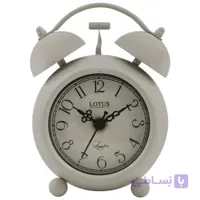 ساعت فلزی رومیزی مدل SEATTLE کد BS-800 رنگ (PEARL GRAY)