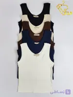 تاپ حلقه ای بلند کبریتی زنانه جنس فانریپ پنبه