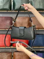 کیف چرم آسمان | مشکی | فلوتر