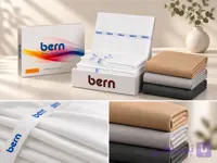 ملحفه نیم ست K/B خارجی مونتاژ Bern مدل میکرو فایبر