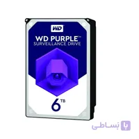هارد اینترنال وسترن دیجیتال مدل Purple WD60PURX ظرفیت 6 ترابایت