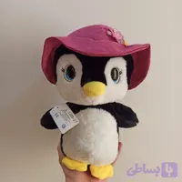 عروسک پنگوئن کلاه دار