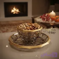 پیاله آکوامارین ارغوانی سند بلاست طلامات