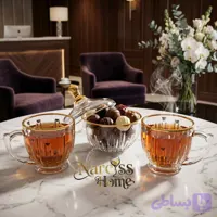 فنجان پیانو لب طلا هلندی
