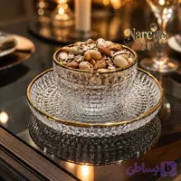 پیش دستی ونیز لب طلا هلندی