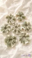 کش مو پارچه ای قهوه ای