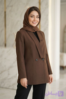 کت تک یقه یک طرفه