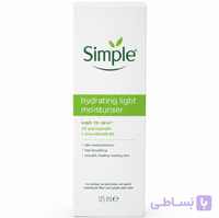 آبرسان و مرطوب کننده سیمپل مدل Light حجم 125میلی لیتر
