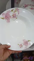 کاسه پاستا ساینا صورتی قالب بن گلدن اپال