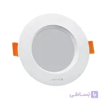 پنل سقفی گرد توکار 9 وات پارس شعاع توس مدل سولاریس