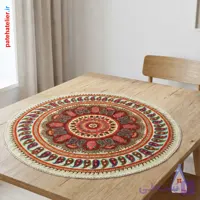رومیزی پته دوزی طرح سروین