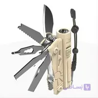 ابزار نجات حرفه ای چندکاره با پاوربانک | با چراغ‌قوه ۳ حالته